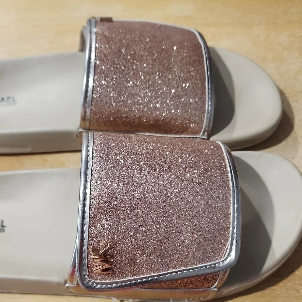Michael Kors Pink‎ Glitter Sandals